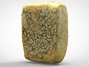 pane ai cereali Modello 3D