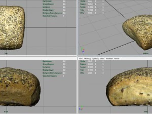 pane ai cereali Modello 3D