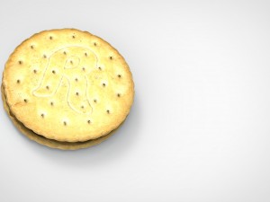chocolate biscuit 3D Model