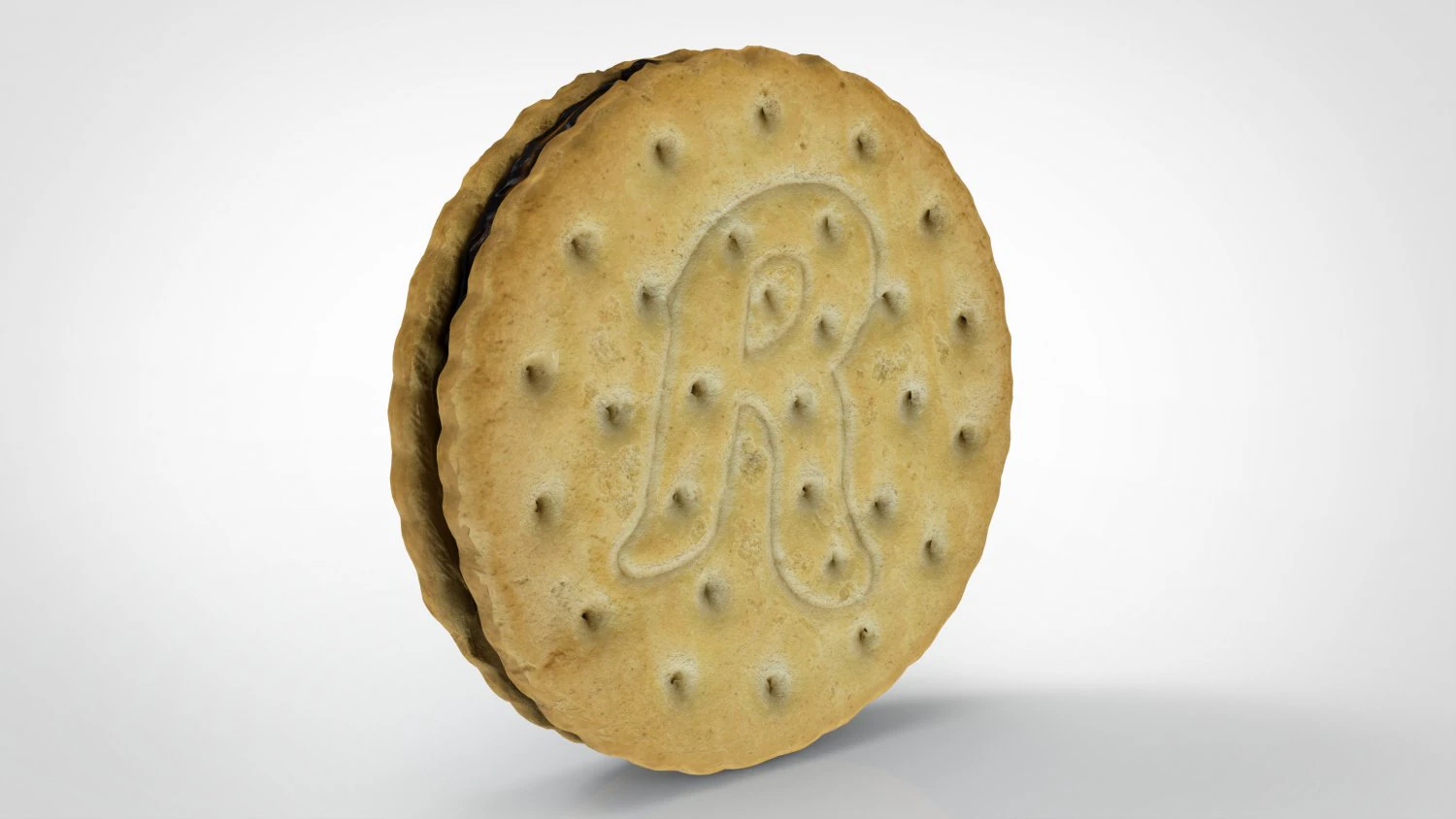 chocolate biscuit 3D Model .c4d .max .obj .3ds .fbx .stl .blend 