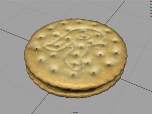 chocolate biscuit 3D Model