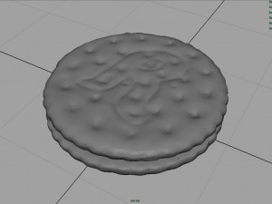 chocolate biscuit 3D Model