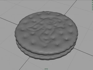 chocolate biscuit 3D Model