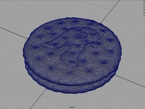chocolate biscuit 3D Model