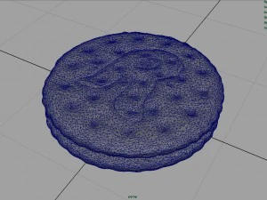 chocolate biscuit 3D Model