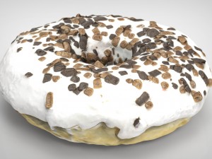 chocolate donuts 3D-Modell