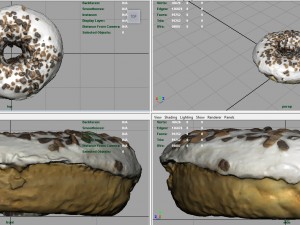 chocolate donuts 3D-Modell