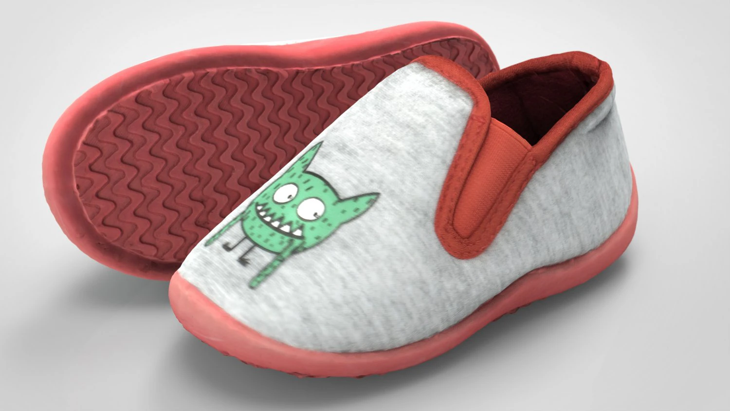 kids sneakers 3D Model .c4d .max .obj .3ds .fbx .stl .blend 