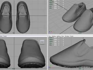 kids sneakers 3D Model