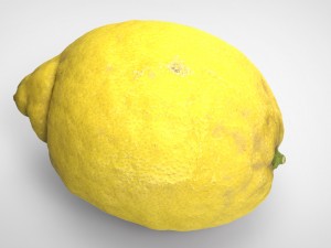 realistic lemon Modèle 3D
