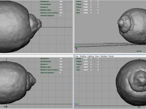 реалистичный лимон 3D Модель