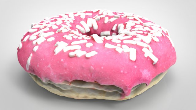 pink donuts Modello 3D .c4d .max .obj .3ds .fbx .stl .blend 