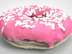 pink donuts 3D-Modell