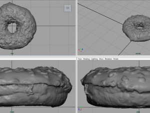 pink donuts Modello 3D