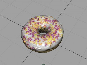 white donuts Modelo 3D