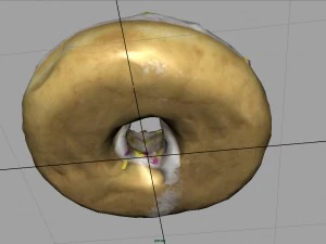donuts brancos Modelo 3D