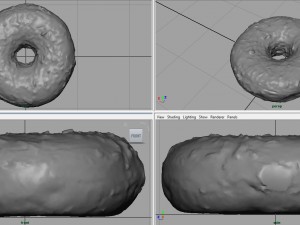white donuts Modelo 3D