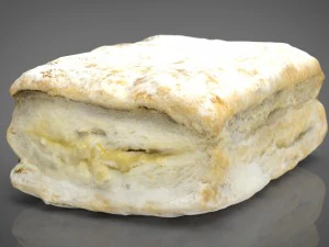 酥皮点心 3D 模型