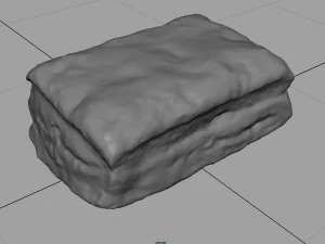 酥皮点心 3D 模型