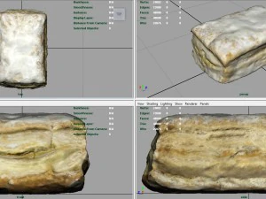 酥皮点心 3D 模型