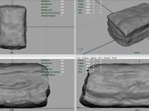 酥皮点心 3D 模型