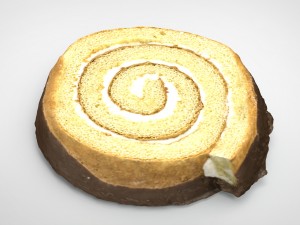 roll cake 3D Model