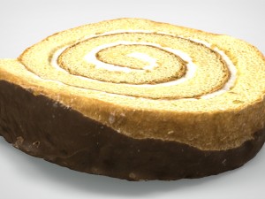 roll cake Modello 3D