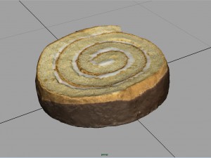 roll cake Modello 3D
