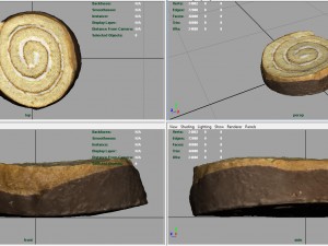 roll cake Modello 3D