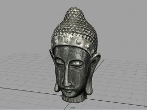 buddha head 3Dモデル