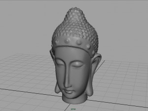 buddha head 3Dモデル