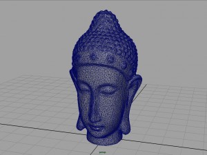 buddha head 3Dモデル