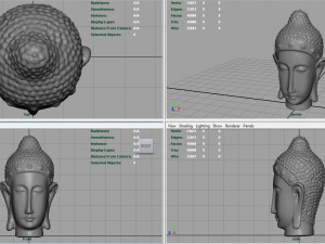 buddha head 3Dモデル