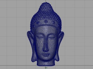 buddha head 3Dモデル