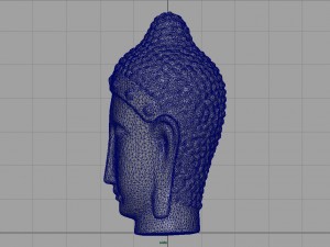 buddha head 3Dモデル