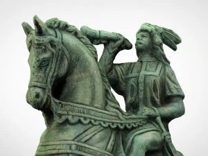 pomnik konny Model 3D