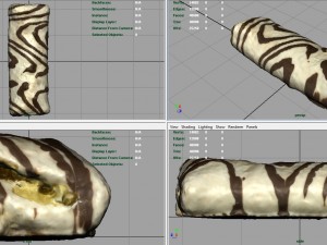 bun zebra 3D मॉडल