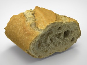 piece of bread 3D मॉडल