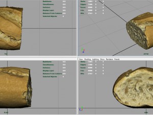 piece of bread 3D-Modell