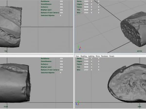 piece of bread 3D Model