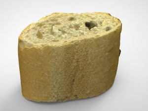 piece of bread 3D-Modell