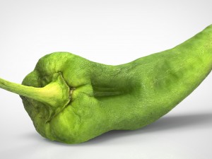 realistic pepper 3D Model