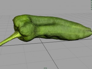 realistic pepper 3D-Modell