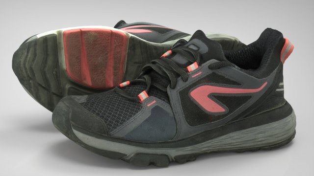 female sport sneakers 3D Model .c4d .max .obj .3ds .fbx .stl .blend 
