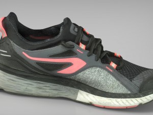 female sport sneakers 3D Model