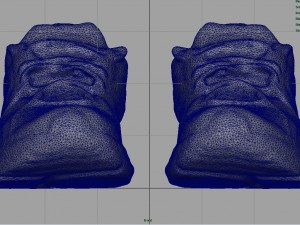 female sport sneakers 3D Model