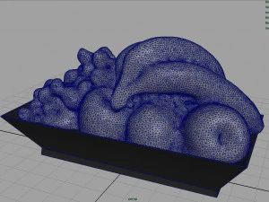 fruit plate model 3D Model