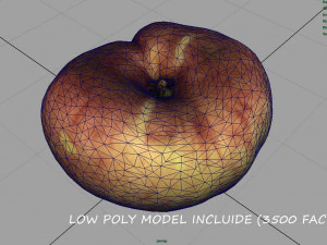 brzoskwinia saturnowa Model 3D