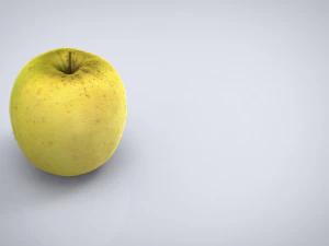 yellow apple 3D Model
