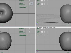 yellow apple 3D Model
